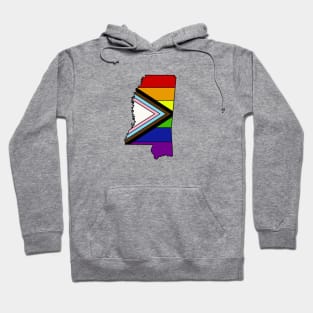 Progress pride flag - Mississippi Hoodie